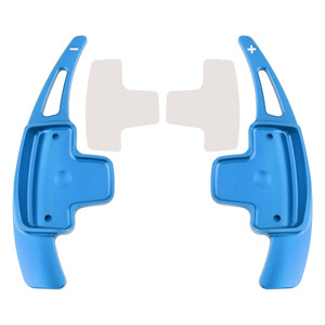 2010-2017 Mercedes-Benz A B C E R M Class Steering Wheel Paddle Shifter Extensions Aluminium Blue Generic