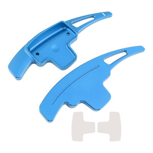 2010-2017 Mercedes-Benz A B C E R M Class Steering Wheel Paddle Shifter Extensions Aluminium Blue Generic