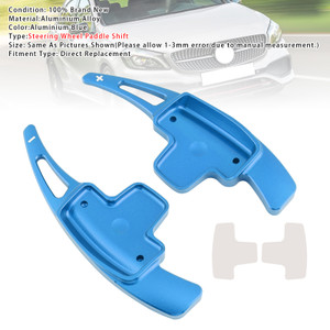2011-2015 Mercedes-Benz CLA CLS ML Class Steering Wheel Paddle Shifter Extensions Aluminium Blue Generic