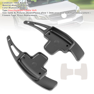 2011-2015 Mercedes-Benz GL GLK SL SLK Class Steering Wheel Paddle Shifter Extensions Aluminium Black Generic