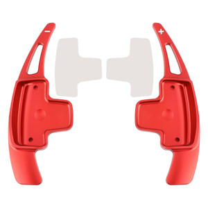 2010-2017 Mercedes-Benz A B C E R M Class Steering Wheel Paddle Shifter Extensions Aluminium Red Generic