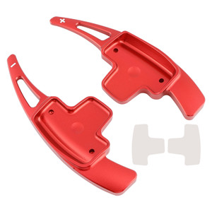 2011-2015 Mercedes-Benz GL GLK SL SLK Class Steering Wheel Paddle Shifter Extensions Aluminium Red Generic