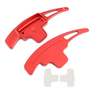 2011-2015 Mercedes-Benz GL GLK SL SLK Class Steering Wheel Paddle Shifter Extensions Aluminium Red Generic