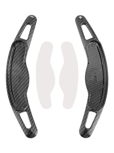 2015-2024 Mini Cooper F54 F55 F56 F57 F60 Steering Wheel Paddle Shifter Extension Carbon Fiber Black Look Generic