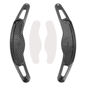 2015-2024 Mini Cooper F54 F55 F56 F57 F60 Steering Wheel Paddle Shifter Extension Carbon Fiber Black Look Generic