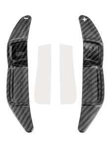 Mini R55 R56 R58 R60 R61 Steering Wheel Paddle Shifter Extension Carbon Fiber Black Look Generic