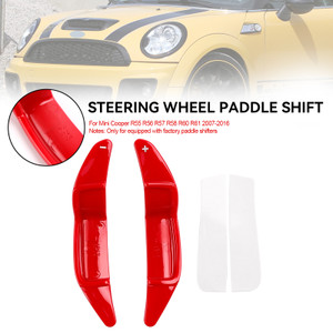 Mini R55 R56 R58 R60 R61 Steering Wheel Paddle Shifter Extension Red Generic