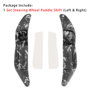 Mini R55 R56 R58 R60 R61 Steering Wheel Paddle Shifter Extension Black Forged Pattern Generic