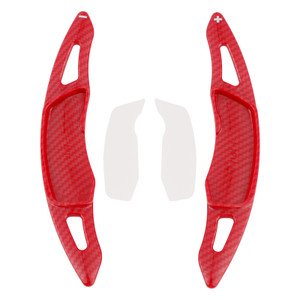 2010-2025 Subaru Forester XV Impreza Outback Ascent Legacy BRZ Steering Wheel Paddle Shifter Extension Carbon Fiber Red Look Generic