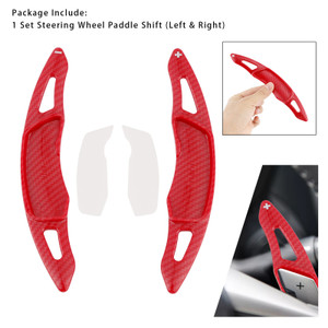 2012-2025 Toyota 86 Steering Wheel Paddle Shifter Extension Carbon Fiber Red Look Generic