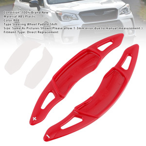 2010-2025 Subaru Forester XV Impreza Outback Ascent Legacy BRZ Steering Wheel Paddle Shifter Extension Red Generic