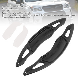 2010-2025 Subaru Forester XV Impreza Outback Ascent Legacy BRZ Steering Wheel Paddle Shifter Extension Black Generic