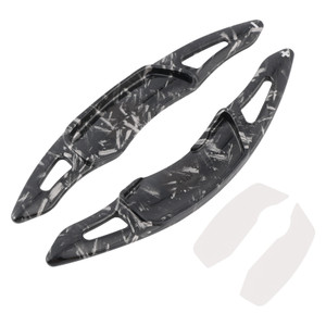 2012-2025 Toyota 86 Steering Wheel Paddle Shifter Extension Black Forged Pattern Generic