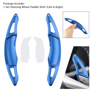 2012-2025 Toyota 86 Steering Wheel Paddle Shifter Extension Aluminium Blue Generic