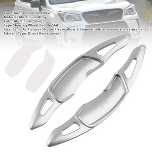2010-2025 Subaru Forester XV Impreza Outback Ascent Legacy BRZ Steering Wheel Paddle Shifter Extension Aluminium Silver Generic