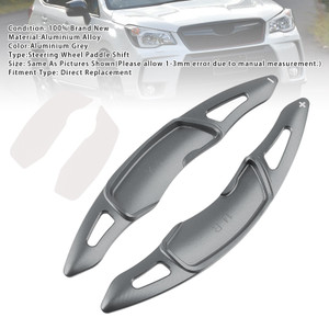 2010-2025 Subaru Forester XV Impreza Outback Ascent Legacy BRZ Steering Wheel Paddle Shifter Extension Aluminium Grey Generic