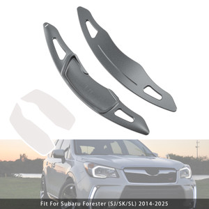 2010-2025 Subaru Forester XV Impreza Outback Ascent Legacy BRZ Steering Wheel Paddle Shifter Extension Aluminium Grey Generic