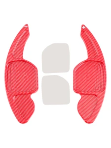 2011-2016 Audi A3-8 Steering Wheel Paddle Shifter Extension Carbon Fiber Red Look Generic