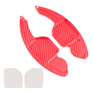 2011-2016 Audi A3-8 Steering Wheel Paddle Shifter Extension Carbon Fiber Red Look Generic