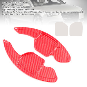 2011-2018 Audi S3-8 Steering Wheel Paddle Shifter Extension Carbon Fiber Red Look Generic