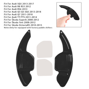 2011-2018 Audi Q3 Q5 SQ5 Q7 TT/TTS Steering Wheel Paddle Shifter Extension Black Generic