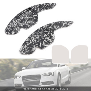 2011-2018 Audi S3-8 Steering Wheel Paddle Shifter Extension Black Forged Pattern Generic