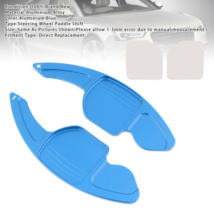 2011-2016 Audi A3-8 Steering Wheel Paddle Shifter Extension Aluminium Blue Generic