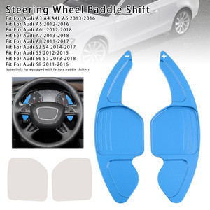 2011-2018 Audi S3-8 Steering Wheel Paddle Shifter Extension Aluminium Blue Generic