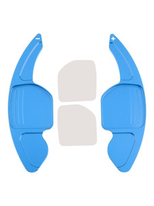 2008-2015 ?koda Superb Yeti OctaviaRS Steering Wheel Paddle Shifter Extension Aluminium Blue Generic