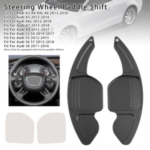 2011-2018 Audi S3-8 Steering Wheel Paddle Shifter Extension Aluminium Black Generic