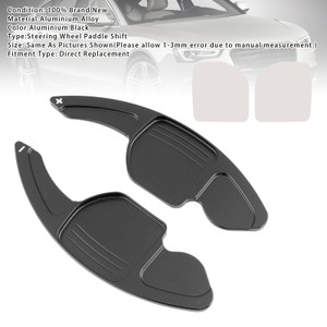 2012-2017 Audi SQ5 R8 RS6 Steering Wheel Paddle Shifter Extension Aluminium Black Generic
