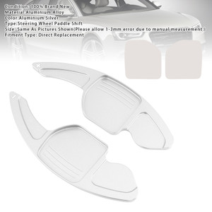 2011-2018 Audi Q3 Q5 SQ5 Q7 TT/TTS Steering Wheel Paddle Shifter Aluminium Silver Generic