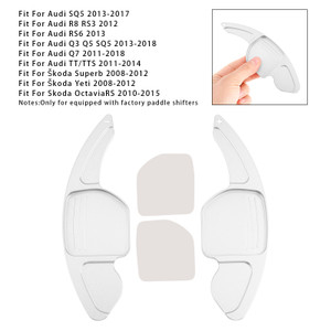 2008-2015 ?koda Superb Yeti OctaviaRS Steering Wheel Paddle Shifter Extension Aluminium Silver Generic