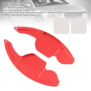 2011-2016 Audi A3-8 Steering Wheel Paddle Shifter Extension Aluminium Red Generic
