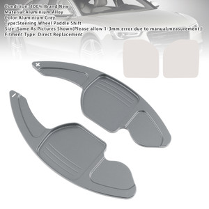 2008-2015 ?koda Superb Yeti OctaviaRS Steering Wheel Paddle Shifter Extension Aluminium Grey Generic