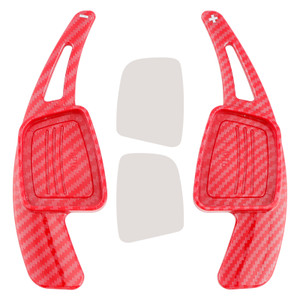 2017-2024 Audi S3 S4 S5 Steering Wheel Paddle Shifter Extension Carbon Fiber Red Look Generic