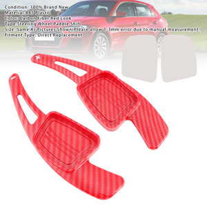 2015-2018 Audi R8 TT/TTS Steering Wheel Paddle Shifter Extension Carbon Fiber Red Look Generic