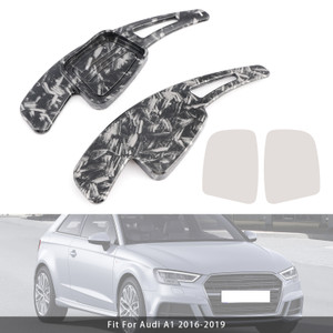 2016-2020 Audi A1 A3 A4 A5 A7 Steering Wheel Paddle Shifter Extension Black Forged Pattern Generic