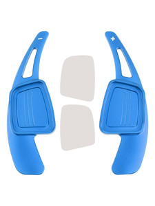 2017-2024 Audi S3 S4 S5 Steering Wheel Paddle Shifter Extension Aluminium Blue Generic