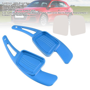 2015-2018 Audi R8 TT/TTS Steering Wheel Paddle Shifter Extension Aluminium Blue Generic