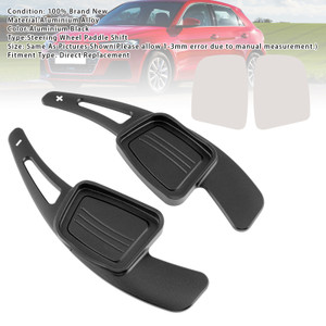 2016-2020 Audi A1 A3 A4 A5 A7 Steering Wheel Paddle Shifter Extension Aluminium Black Generic