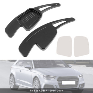 2016-2020 Audi A1 A3 A4 A5 A7 Steering Wheel Paddle Shifter Extension Aluminium Black Generic