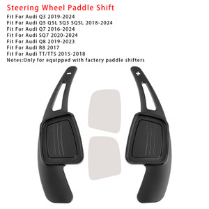 2015-2018 Audi R8 TT/TTS Steering Wheel Paddle Shifter Extension Aluminium Black Generic
