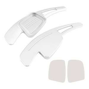 2016-2020 Audi A1 A3 A4 A5 A7 Steering Wheel Paddle Shifter Extension Aluminium Silver Generic