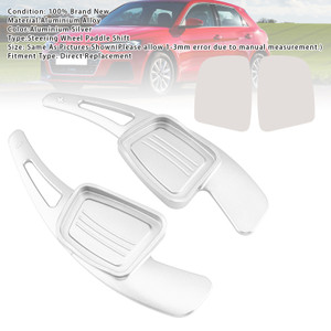 2016-2020 Audi A1 A3 A4 A5 A7 Steering Wheel Paddle Shifter Extension Aluminium Silver Generic