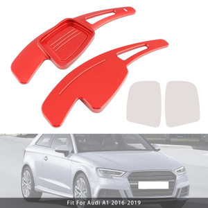 2016-2020 Audi A1 A3 A4 A5 A7 Steering Wheel Paddle Shifter Extension Aluminium Red Generic