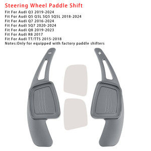 2015-2018 Audi R8 TT/TTS Steering Wheel Paddle Shifter Extension Aluminium Grey Generic
