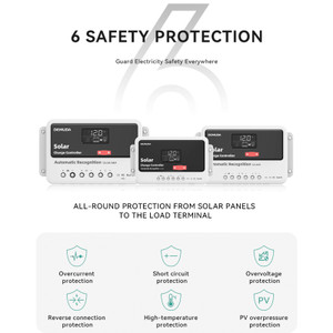 12V24V 30A PWM Solar Controller Automatic Solar Controller Lead-Acid Battery