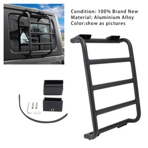 2018-2024 Jeep Wrangler JL JLU 2 Door & 4 Door Rear Window Ladder Generic