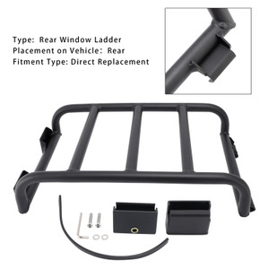 2018-2024 Jeep Wrangler JL JLU 2 Door & 4 Door Rear Window Ladder Generic